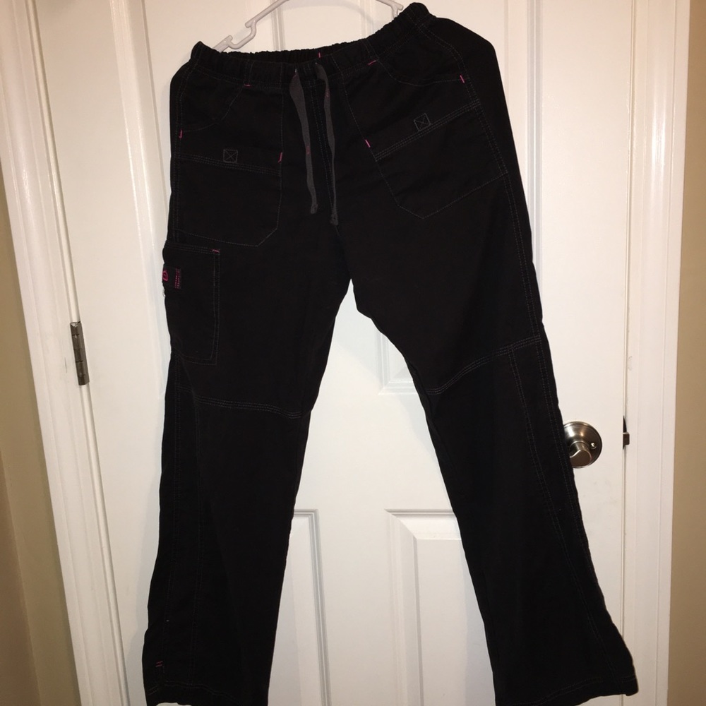 Black Wonderwink Scrub Bottoms